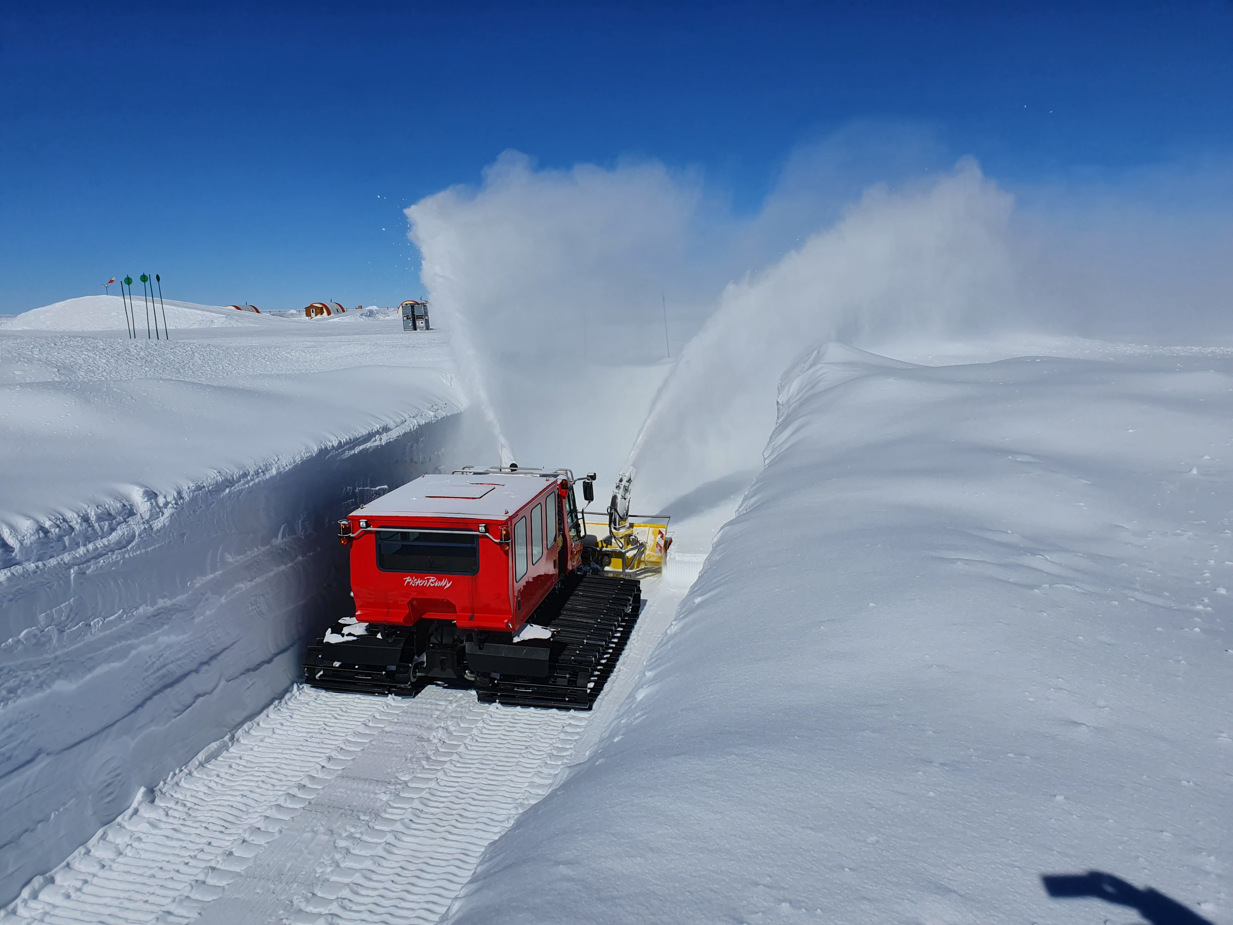 Excavation of the Ice Memory Sanctuary in Antarctica.